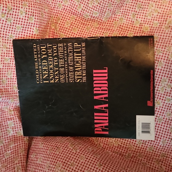 Vintage Paula Abdul Forever your girl music book. - Picture 3 of 3